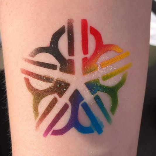 Airbrush Tattoo of Rochester, NY Flour City Symbol