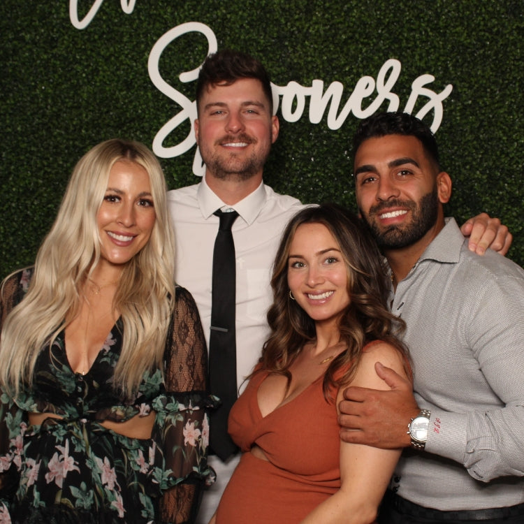 Two Couples Enjoying Photo Booth Rental in Rochester, NY