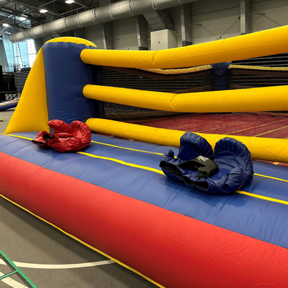 Bouncy Boxing Inflatable with Oversized Boxing Gloves and Protective Headgear