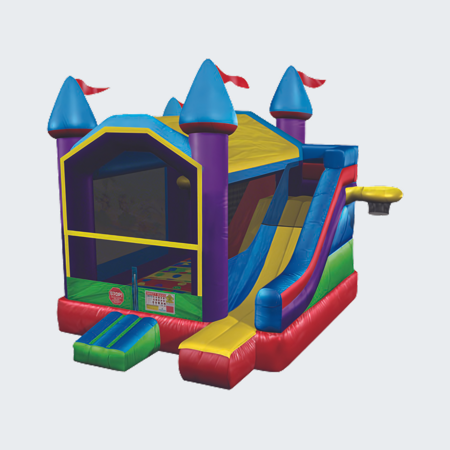 Castle 5 in 1 Bounce House Combo