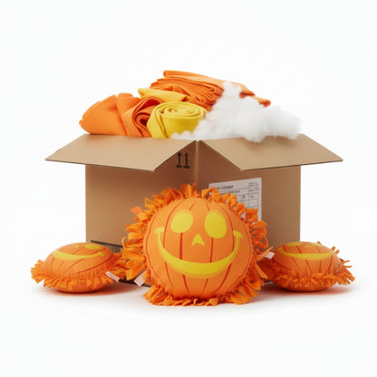 DIY Fleece-Tie Plush Pumpkin Pillow Program Shipping Nationwide to Colleges and Universities