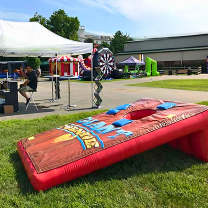 Giant Inflatable Cornhole Game Rental in Rochester, NY at Event