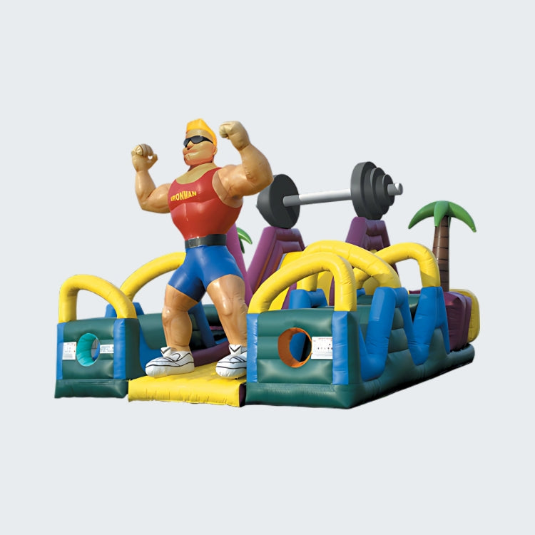 Iron Man Inflatable Course Inflatable Obstacle Course Rental | Rochester, Buffalo, Syracuse, NY ...