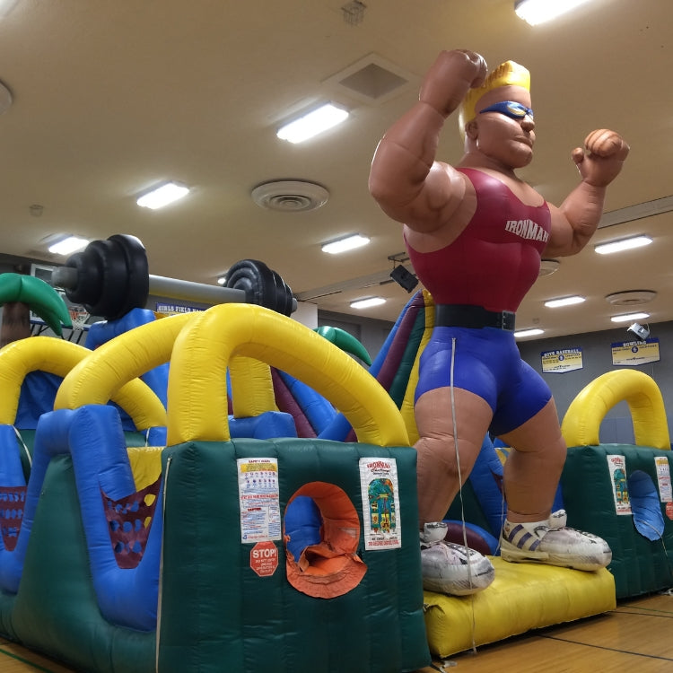 Iron Man Inflatable Course Inflatable Obstacle Course Rental | Rochester, Buffalo, Syracuse, NY ...