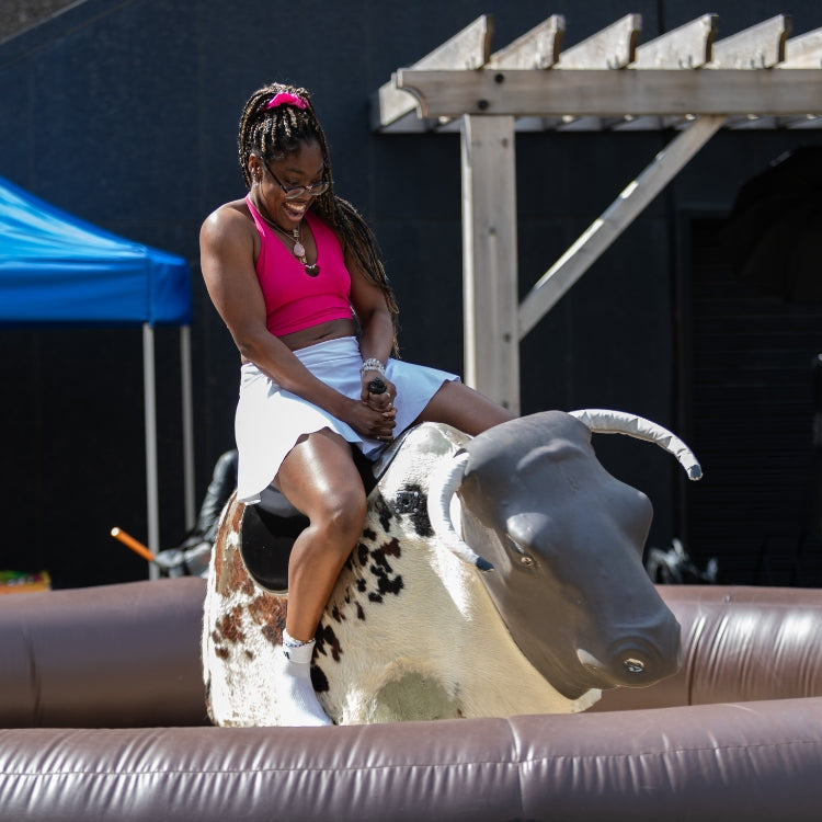 Fun Mechanical Bull Riding at Event in Rochester, NY