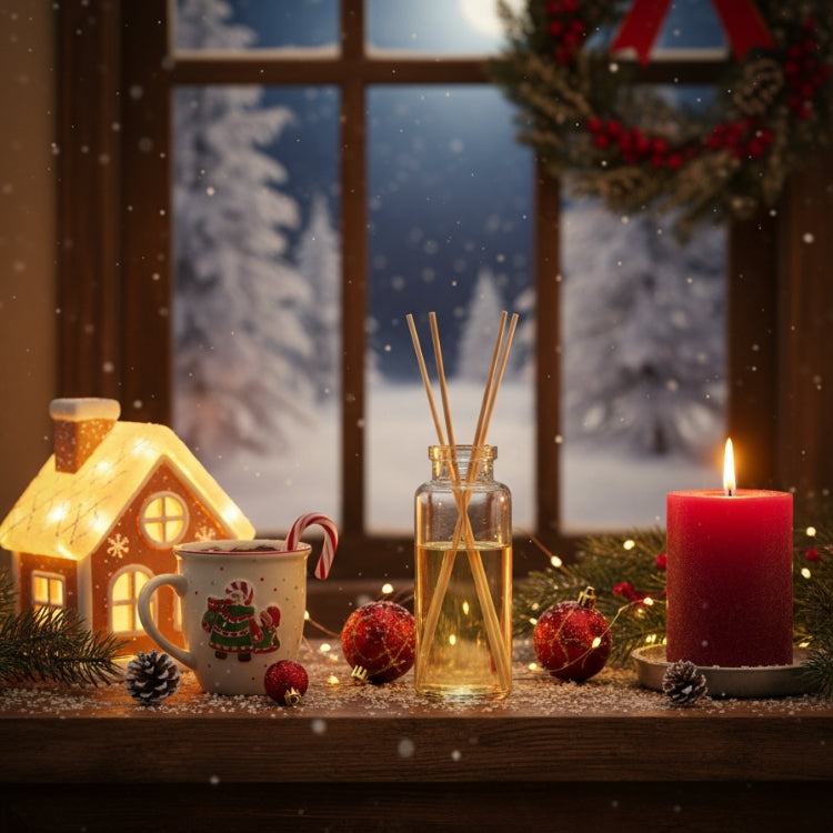 Winter and Holiday Themed Scented DIY Reed Diffuser Program for Colleges