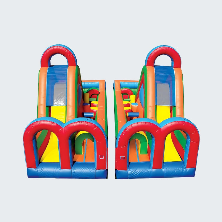 Turbo Rush Inflatable Obstacle Course Double-Sided Variant