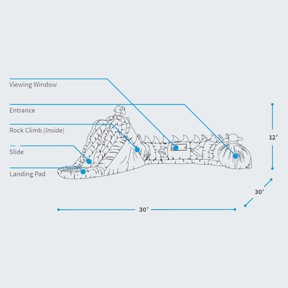 Undersea Adventure Inflatable Schematic